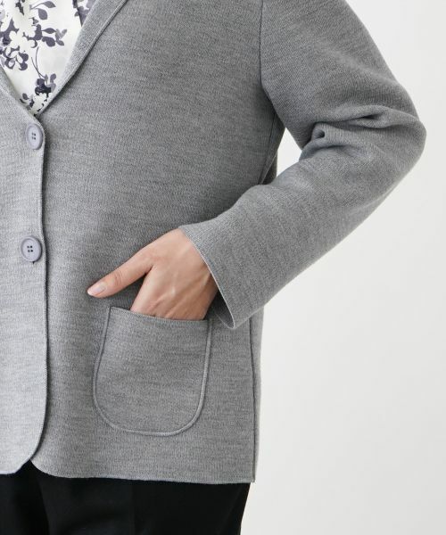 Leilian PLUS HOUSE / レリアンプラスハウス カーディガン・ボレロ | ニットテーラードジャケット | 詳細12