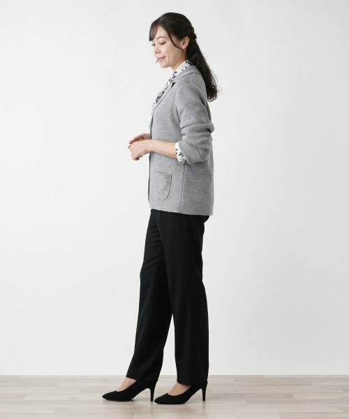 Leilian PLUS HOUSE / レリアンプラスハウス カーディガン・ボレロ | ニットテーラードジャケット | 詳細5