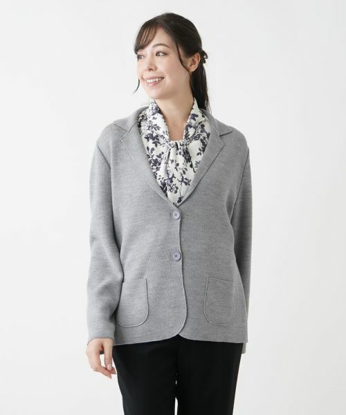 Leilian PLUS HOUSE / レリアンプラスハウス カーディガン・ボレロ | ニットテーラードジャケット | 詳細7
