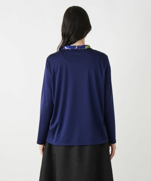 Leilian PLUS HOUSE / レリアンプラスハウス シャツ・ブラウス | フラワー柄ボウタイブラウス | 詳細10