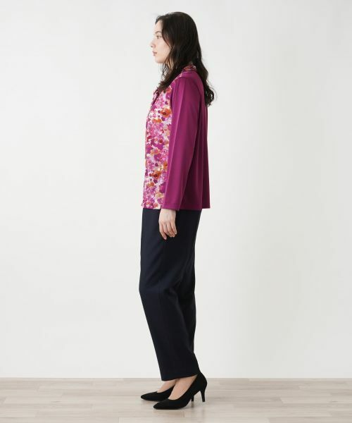 Leilian PLUS HOUSE / レリアンプラスハウス シャツ・ブラウス | フラワー柄ボウタイブラウス | 詳細2