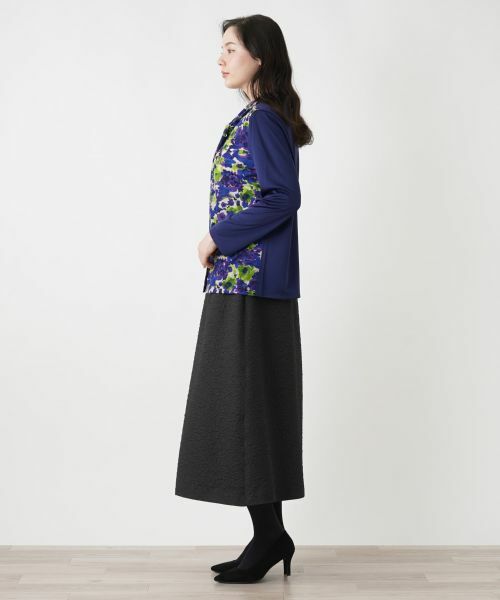 Leilian PLUS HOUSE / レリアンプラスハウス シャツ・ブラウス | フラワー柄ボウタイブラウス | 詳細6