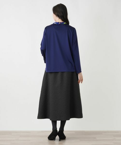 Leilian PLUS HOUSE / レリアンプラスハウス シャツ・ブラウス | フラワー柄ボウタイブラウス | 詳細7