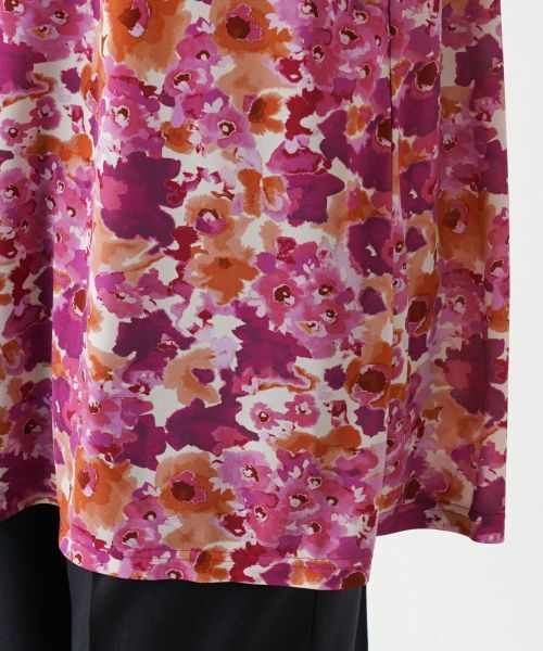 Leilian PLUS HOUSE / レリアンプラスハウス シャツ・ブラウス | プリント柄チュニック | 詳細14
