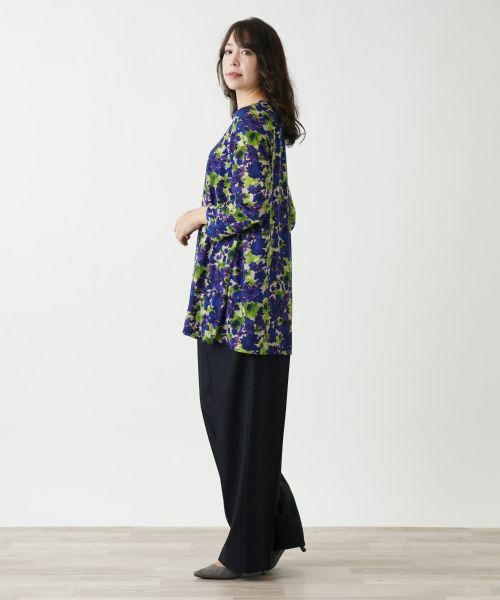Leilian PLUS HOUSE / レリアンプラスハウス シャツ・ブラウス | プリント柄チュニック | 詳細2