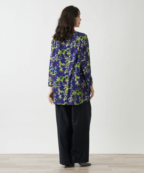 Leilian PLUS HOUSE / レリアンプラスハウス シャツ・ブラウス | プリント柄チュニック | 詳細3