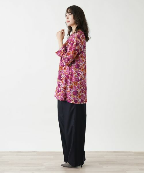 Leilian PLUS HOUSE / レリアンプラスハウス シャツ・ブラウス | プリント柄チュニック | 詳細5