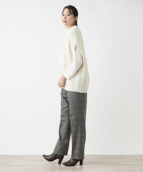 Leilian PLUS HOUSE / レリアンプラスハウス テーラードジャケット | ハイネックニットベスト | 詳細2