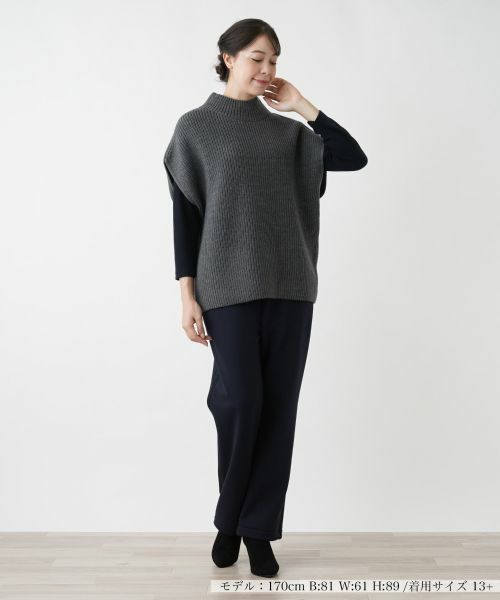 Leilian PLUS HOUSE / レリアンプラスハウス テーラードジャケット | ハイネックニットベスト | 詳細4