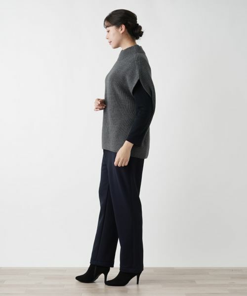 Leilian PLUS HOUSE / レリアンプラスハウス テーラードジャケット | ハイネックニットベスト | 詳細5