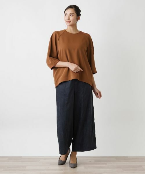 Leilian PLUS HOUSE / レリアンプラスハウス シャツ・ブラウス | クルーネックプルオーバーブラウス【BOURGE】 | 詳細16