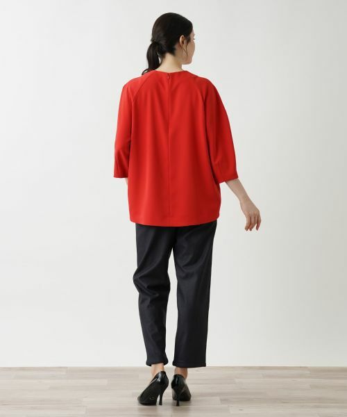 Leilian PLUS HOUSE / レリアンプラスハウス シャツ・ブラウス | クルーネックプルオーバーブラウス【BOURGE】 | 詳細6