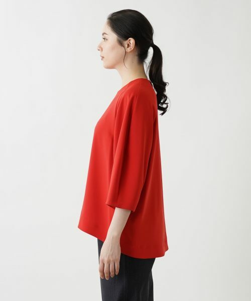 Leilian PLUS HOUSE / レリアンプラスハウス シャツ・ブラウス | クルーネックプルオーバーブラウス【BOURGE】 | 詳細8