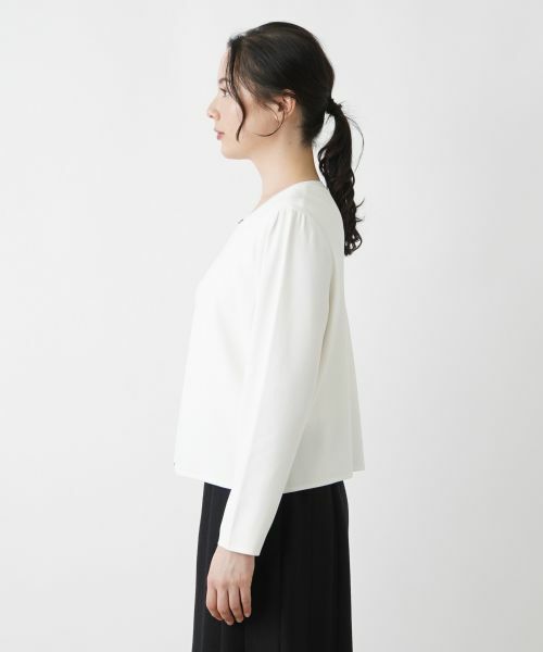 Leilian PLUS HOUSE / レリアンプラスハウス カーディガン・ボレロ | クルーネックカーディガン | 詳細11