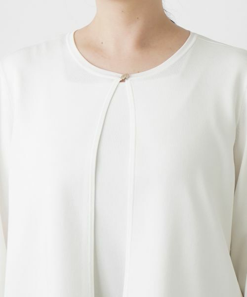 Leilian PLUS HOUSE / レリアンプラスハウス カーディガン・ボレロ | クルーネックカーディガン | 詳細13