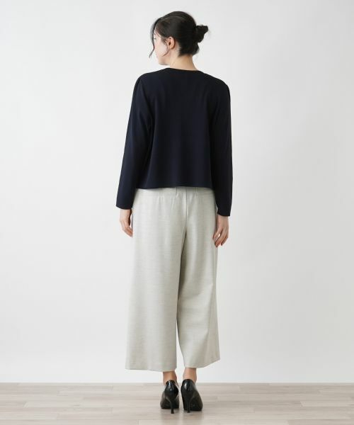 Leilian PLUS HOUSE / レリアンプラスハウス カーディガン・ボレロ | クルーネックカーディガン | 詳細3