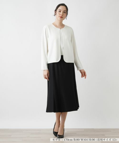 Leilian PLUS HOUSE / レリアンプラスハウス カーディガン・ボレロ | クルーネックカーディガン | 詳細7