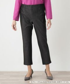 Leilian PLUS HOUSE / レリアンプラスハウス その他パンツ | ストライプスリムパンツ