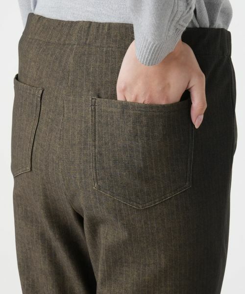 Leilian PLUS HOUSE / レリアンプラスハウス その他パンツ | ストライプスリムパンツ | 詳細12