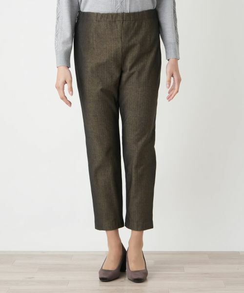 Leilian PLUS HOUSE / レリアンプラスハウス その他パンツ | ストライプスリムパンツ | 詳細8