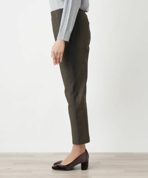 Leilian PLUS HOUSE / レリアンプラスハウス その他パンツ | ストライプスリムパンツ | 詳細9