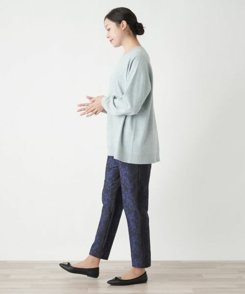 Leilian PLUS HOUSE / レリアンプラスハウス その他パンツ | プリントスリムパンツ | 詳細2