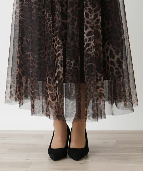 Leilian PLUS HOUSE / レリアンプラスハウス ミニ・ひざ丈スカート | チュールスカート | 詳細11