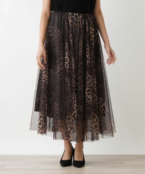 Leilian PLUS HOUSE / レリアンプラスハウス ミニ・ひざ丈スカート | チュールスカート | 詳細7