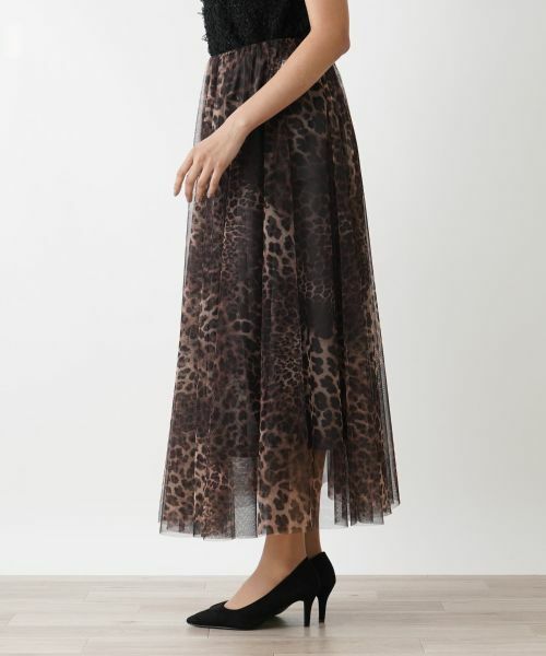 Leilian PLUS HOUSE / レリアンプラスハウス ミニ・ひざ丈スカート | チュールスカート | 詳細8