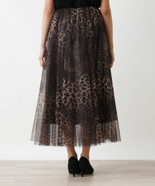 Leilian PLUS HOUSE / レリアンプラスハウス ミニ・ひざ丈スカート | チュールスカート | 詳細9