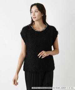 Leilian PLUS HOUSE / レリアンプラスハウス ニット・セーター | ツイードトップス