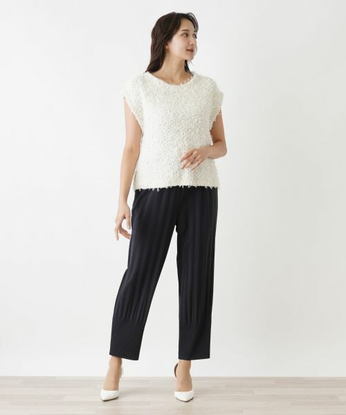 Leilian PLUS HOUSE / レリアンプラスハウス ニット・セーター | ツイードトップス | 詳細1