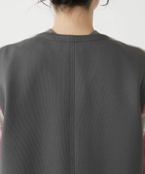 Leilian PLUS HOUSE / レリアンプラスハウス テーラードジャケット | 切替ロングベスト【Leilian WHITE LABEL】 | 詳細11