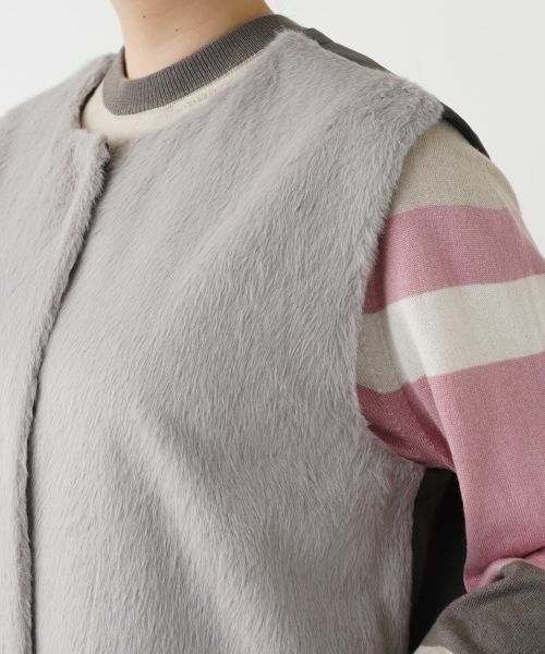 Leilian PLUS HOUSE / レリアンプラスハウス テーラードジャケット | 切替ロングベスト【Leilian WHITE LABEL】 | 詳細12