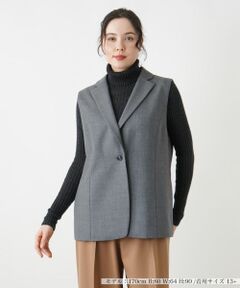 Leilian PLUS HOUSE / レリアンプラスハウス テーラードジャケット | ベスト【Leilian WHITE LABEL】