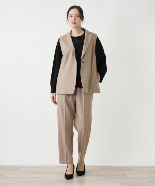 Leilian PLUS HOUSE / レリアンプラスハウス テーラードジャケット | ベスト【Leilian WHITE LABEL】 | 詳細1