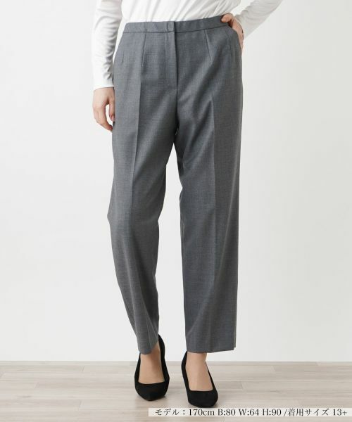 Leilian PLUS HOUSE / レリアンプラスハウス その他パンツ | パンツ【Leilian WHITE LABEL】(グレー系)