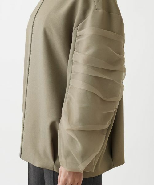 Leilian PLUS HOUSE / レリアンプラスハウス テーラードジャケット | オーバーシルエットブルゾン | 詳細12