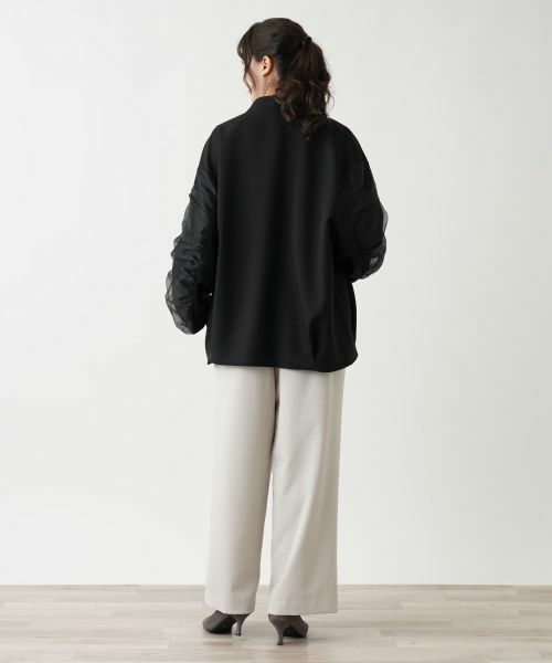 Leilian PLUS HOUSE / レリアンプラスハウス テーラードジャケット | オーバーシルエットブルゾン | 詳細3
