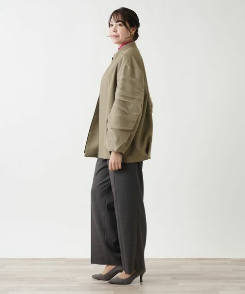 Leilian PLUS HOUSE / レリアンプラスハウス テーラードジャケット | オーバーシルエットブルゾン | 詳細5