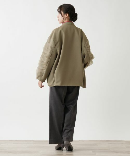 Leilian PLUS HOUSE / レリアンプラスハウス テーラードジャケット | オーバーシルエットブルゾン | 詳細6