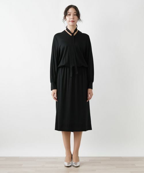 Leilian PLUS HOUSE / レリアンプラスハウス ドレス | ボウタイワンピース | 詳細5