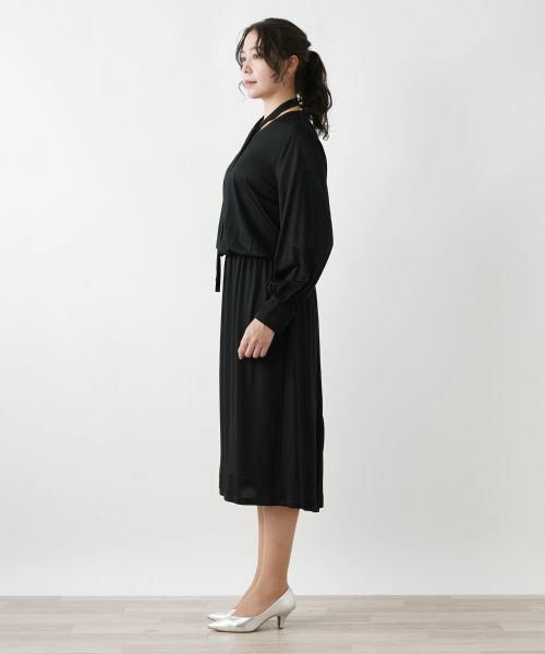 Leilian PLUS HOUSE / レリアンプラスハウス ドレス | ボウタイワンピース | 詳細6