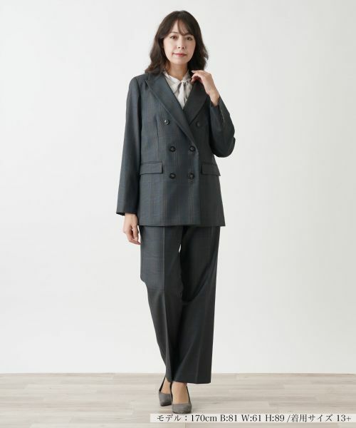 Leilian PLUS HOUSE / レリアンプラスハウス テーラードジャケット | ダブルボタンテーラードジャケット【BOURGE】 | 詳細1