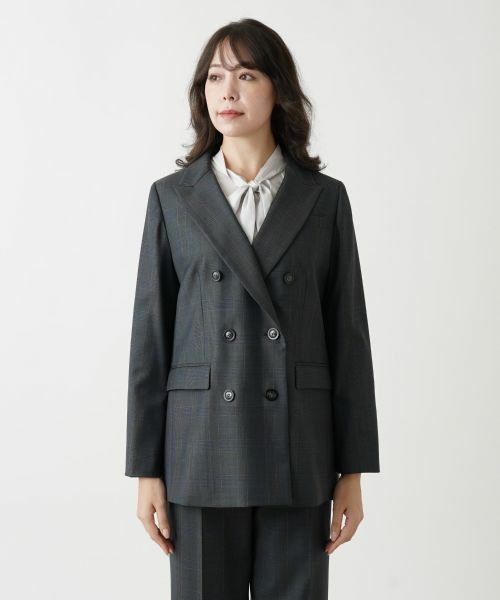 Leilian PLUS HOUSE / レリアンプラスハウス テーラードジャケット | ダブルボタンテーラードジャケット【BOURGE】 | 詳細4