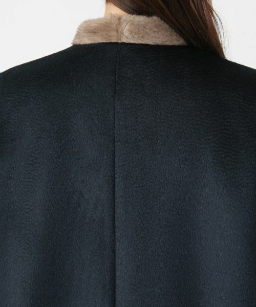 Leilian PLUS HOUSE / レリアンプラスハウス その他アウター | アルパカ混ノーカラーコート【MENCHI】 | 詳細11