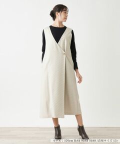 Leilian PLUS HOUSE / レリアンプラスハウス ロング・マキシ丈ワンピース | ジャンパースカート