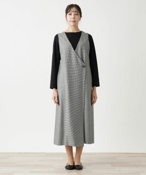 Leilian PLUS HOUSE / レリアンプラスハウス ロング・マキシ丈ワンピース | ジャンパースカート | 詳細8