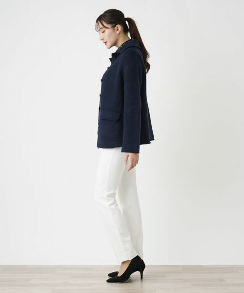 Leilian PLUS HOUSE / レリアンプラスハウス テーラードジャケット | ラメニットジャケット【BOURGE】 | 詳細10