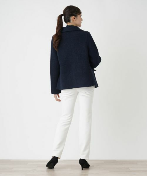 Leilian PLUS HOUSE / レリアンプラスハウス テーラードジャケット | ラメニットジャケット【BOURGE】 | 詳細11